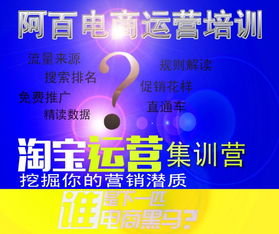 商丘阿百电商技术培训 一站式赋能店铺运营、推广与美工，助您精准打造爆款